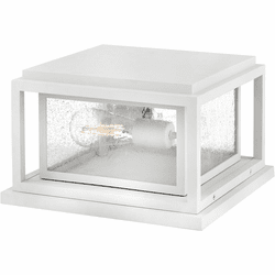 Hinkley 1008TW-LV Republic Modern Textured White LED Pier Mount