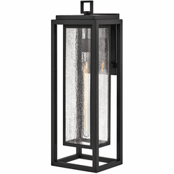Hinkley 1009BK Republic Black LED Large Outdoor Light Sconce