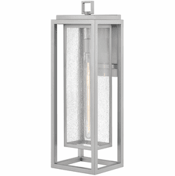 Hinkley 1009SI Republic Satin Nickel LED Large Outdoor Wall Mounted Lamp