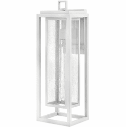 Hinkley 1009TW Republic Textured White LED Large Outdoor Wall Sconce Lighting