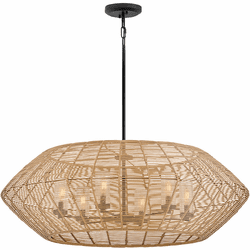 Hinkley 10386BK-CML Luca Modern Black LED Exterior Pendant Light