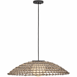 Hinkley 10395BK Arlen Contemporary Black Outdoor Ceiling Light Pendant