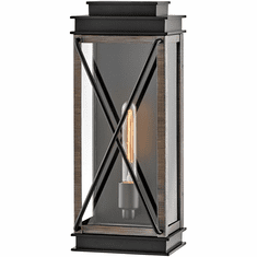 Hinkley 11194BK Montecito Black Exterior Mini Lighting Sconce