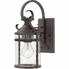 Hinkley 1140OL-CL Casa Olde Black Outdoor Small Wall Sconce