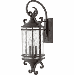 Hinkley 1148OL-CL Casa Olde Black Exterior Large Sconce Lighting