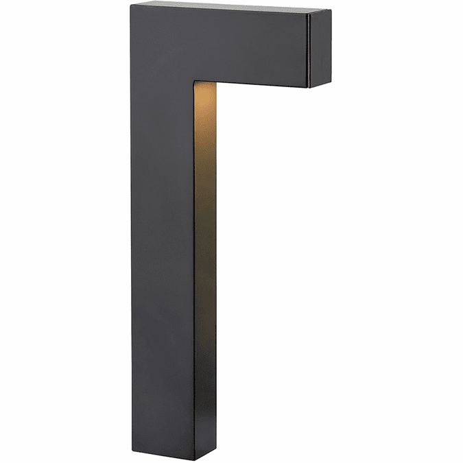 Hinkley 15014SKLL Atlantis Modern Satin Black LED Exterior Landscape