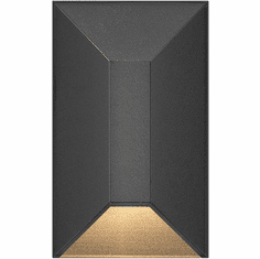 Hinkley 15223BK Nuvi Deck Sconce Contemporary Black LED 2" Outdoor Deck Lighting
