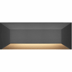 Hinkley 15228BK Nuvi Deck Sconce Contemporary Black LED 8" Outdoor Deck Lighting