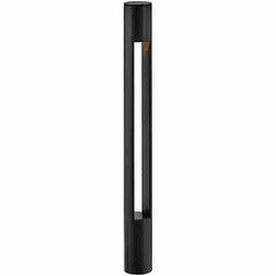 Hinkley 15501SK Atlantis Bollard Modern Satin Black LED Exterior Pathway Lighting