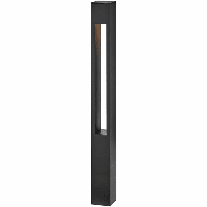 Hinkley 15602SK Atlantis Bollard Modern Satin Black Exterior Landscape Lighting
