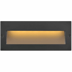 Hinkley 1565MBS Taper Contemporary Matte Black Stainless LED Outdoor Step Lighting