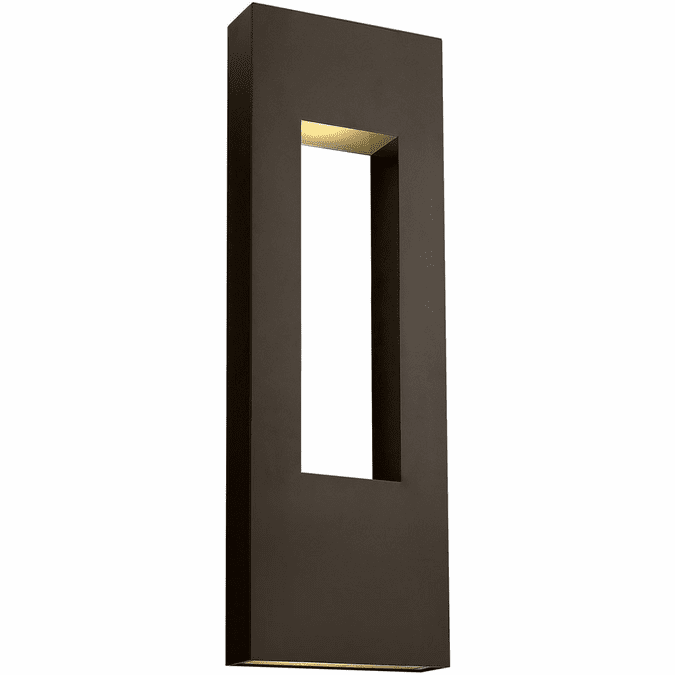 Hinkley 1639BZ-LL Atlantis Modern Bronze LED Outdoor Lighting Wall Sconce