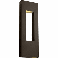 Hinkley 1639BZ-LL Atlantis Modern Bronze LED Outdoor Lighting Wall Sconce