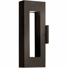 Hinkley 1640BZ-LL Atlantis Modern Bronze LED Exterior Sconce Lighting