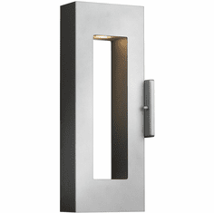 Hinkley 1640TT-LL Atlantis Modern Titanium LED Exterior Wall Light Fixture