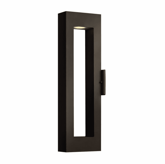 Hinkley 1644BZ-LED Atlantis Contemporary Bronze LED Exterior Lighting Wall Sconce