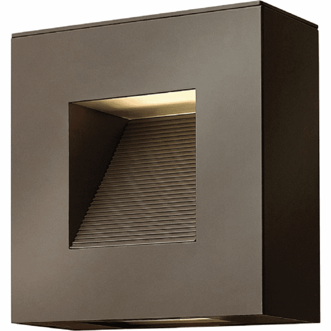 Hinkley 1647BZ-LED Luna Contemporary Bronze LED Exterior Wall Sconce