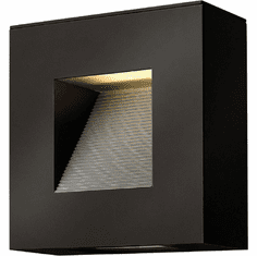 Hinkley 1647SK-LED Luna Modern Satin Black LED Outdoor Wall Lamp
