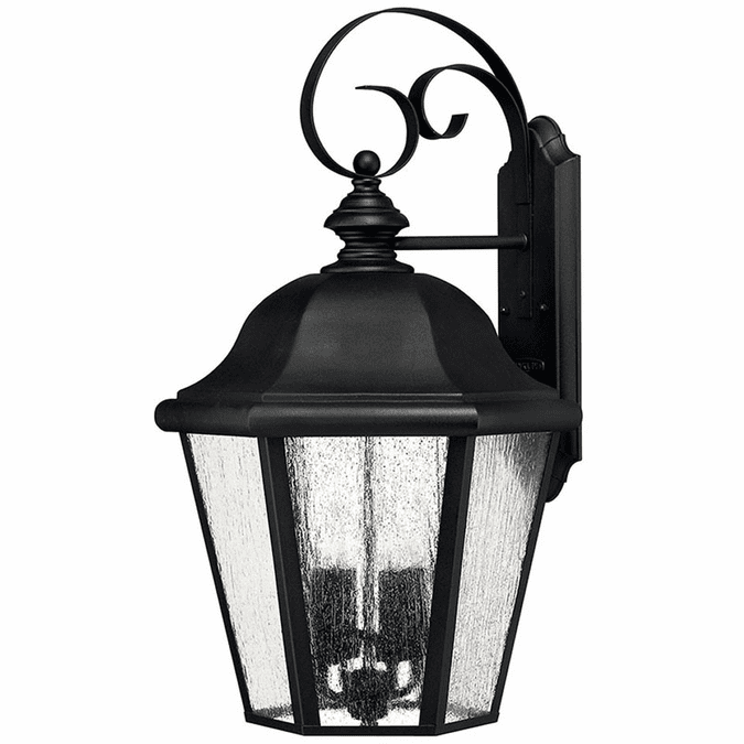 Hinkley 1675BK Edgewater Black LED 15" Outdoor Wall Light Sconce