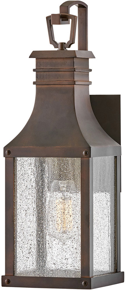 Hinkley 17460BLC Beacon Hill Vintage Blackened Copper Outdoor Wall ...