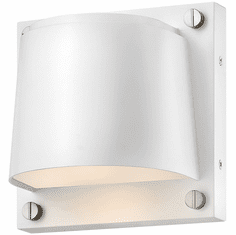 Hinkley 20020SW-LL Scout Satin White LED Outdoor Wall Sconce Light