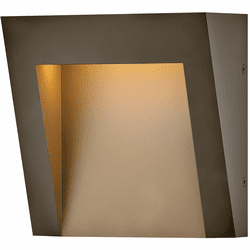 Hinkley 2140TR Taper Modern Textured Oil Rubbed Bronze LED Extra Small Outdoor Wall Mounted Lamp