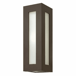 Hinkley 2194BZ Dorian Medium 18 Inch Tall Bronze Outdoor Wall Lighting Fixture