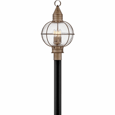Hinkley 2201BU Cape Cod Nautical Burnished Bronze LED Outdoor Post Light