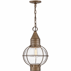 Hinkley 2202BU Cape Cod Nautical Burnished Bronze LED Exterior Pendant Lamp