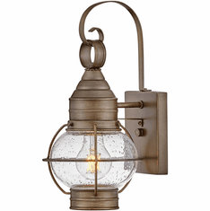 Hinkley 2206BU Cape Cod Nautical Burnished Bronze LED 7" Outdoor Wall Sconce Light