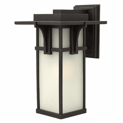 Hinkley 2235OZ Manhattan 18 Inch Tall Oil Rubbed Bronze Outdoor Wall Lighting - Large