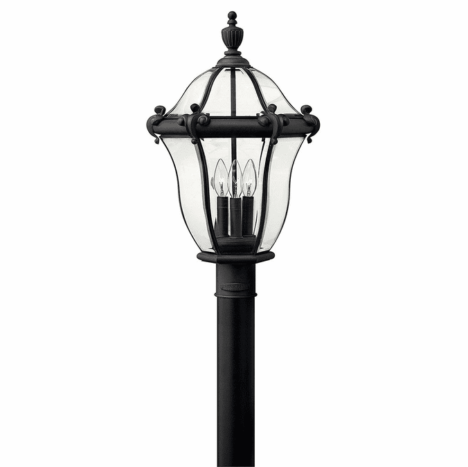 Hinkley 2441MB San Clemente Traditional Museum Black Exterior Post Light
