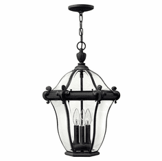 Hinkley 2442MB San Clemente Traditional Museum Black Outdoor Hanging Pendant Light