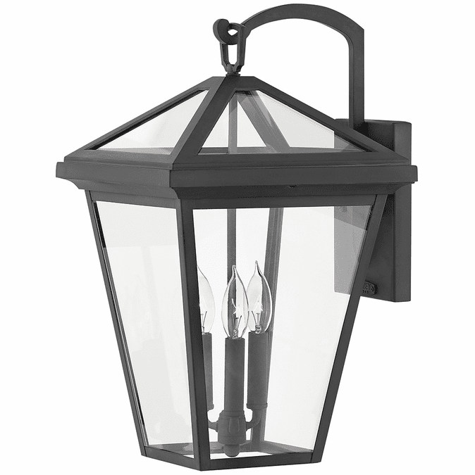 Hinkley 2565MB-LL Alford Place Contemporary Museum Black LED 12" Exterior Lighting Sconce