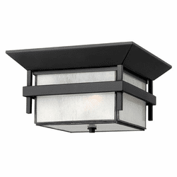 Hinkley 2573SK Harbor Exterior Craftsman Flush Mount Ceiling Lighting