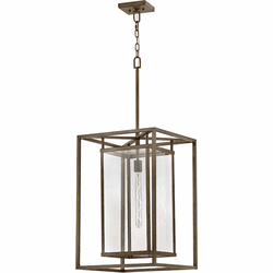 Hinkley 2592BU-LV Max Modern Burnished Bronze LED Foyer Lighting Fixture
