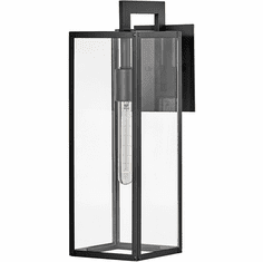 Hinkley 2594BK-LL Max Black LED Exterior Sconce Lighting