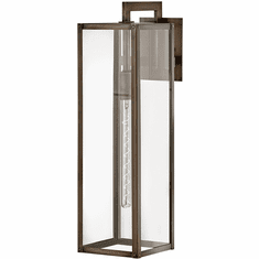 Hinkley 2595BU-LL Max Burnished Bronze LED Outdoor Wall Light Fixture