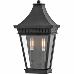 Hinkley 27096MB Chapel Hill Traditional Museum Black LED Medium Outdoor Light Sconce