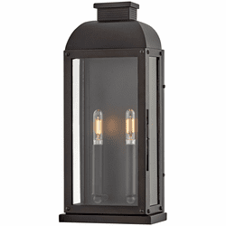 Hinkley 28834DX Tiverton Modern Dark Oxidized Brass LED Medium Outdoor Wall Light Sconce