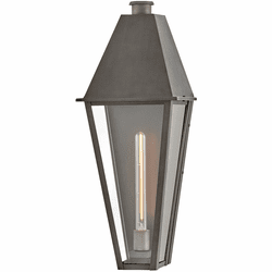 Hinkley 28860BLB Endsley Modern Blackened Brass LED Exterior Lamp Sconce