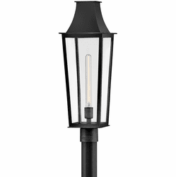 Hinkley 28891BK Georgetown Contemporary Black Outdoor Lamp Post Light