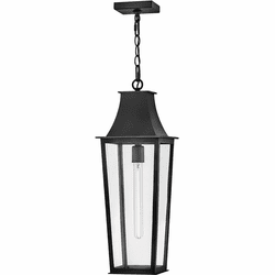 Hinkley 28892BK Georgetown Modern Black Outdoor Pendant Light