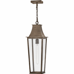 Hinkley 28892BU Georgetown Modern Burnished Bronze Outdoor Ceiling Pendant Light