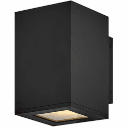 Hinkley 28910BK-LL Tetra Contemporary Black LED Outdoor Lighting Wall Sconce