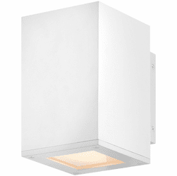 Hinkley 28910TW-LL Tetra Modern Textured White LED Outdoor Wall Sconce Light