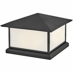 Hinkley 28987TK-LV Walter Contemporary Textured Black LED Pier Mount