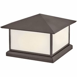 Hinkley 28987TR-LV Walter Contemporary Textured Oil Rubbed Bronze LED Pier Mount
