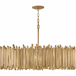 Hinkley 30026BNG Roca Contemporary Burnished Gold LED Kitchen Island Light