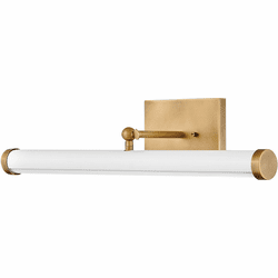 Hinkley 31012HB-GW Regis Heritage Brass / Gloss White LED 24.5" Art Lighting